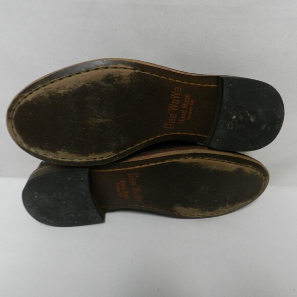 Gee WaWa Anthropologie Leather Hand Made Goodyear brown Oxfords Women Size Sz 7 - Picture 11 of 14